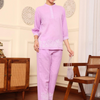 Purple Cotton Embroidered Co-Ord Set