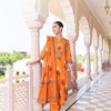 Mustard Cotton Floral Printed Kurta Pant Set With Dupatta