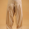Beige Pure Cotton Salwar