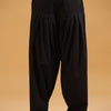 Black Pure Cotton Solid Salwar