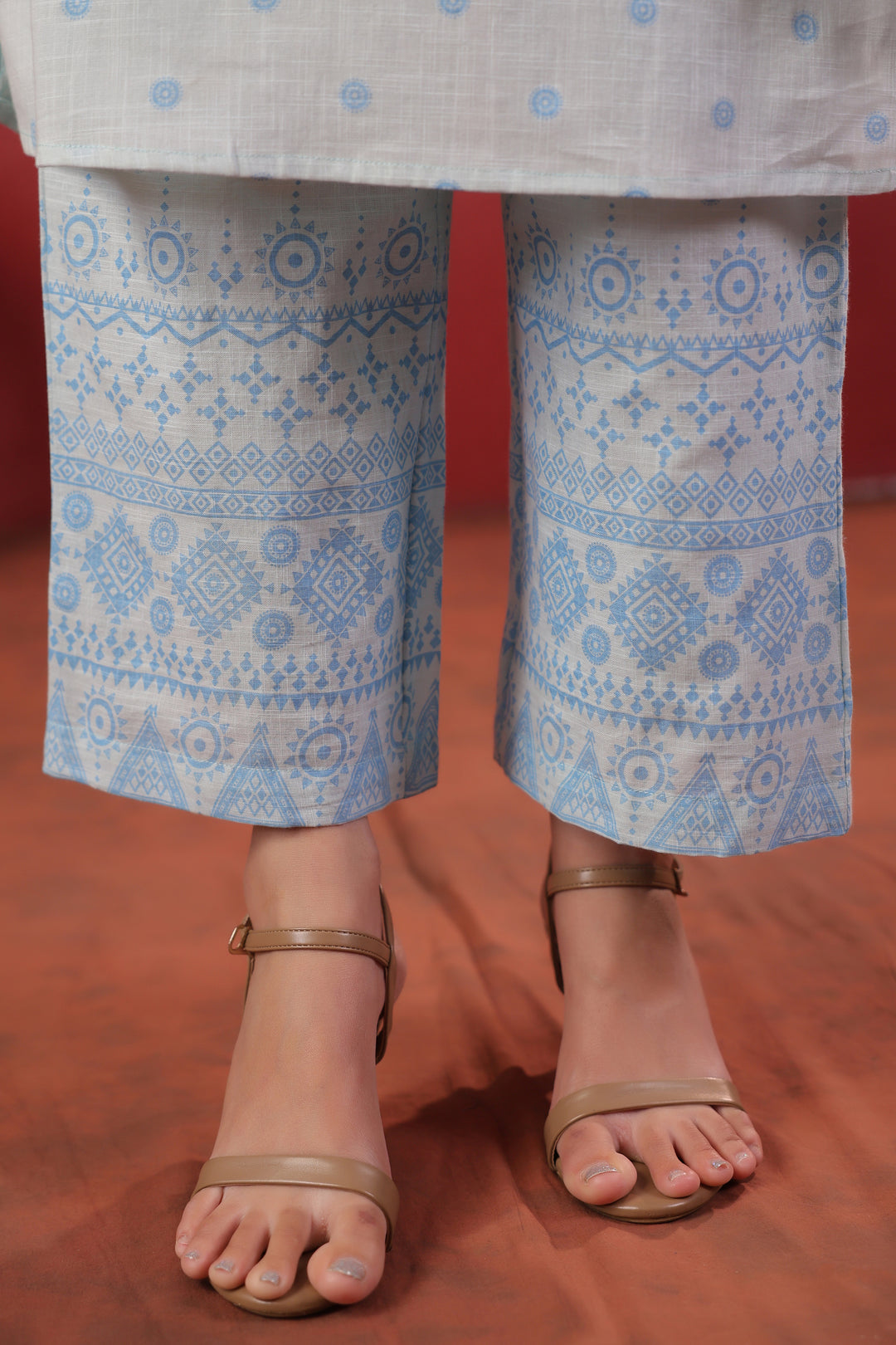 Sky Blue Embroidered Designer Kurta Pant With Dupatta Set