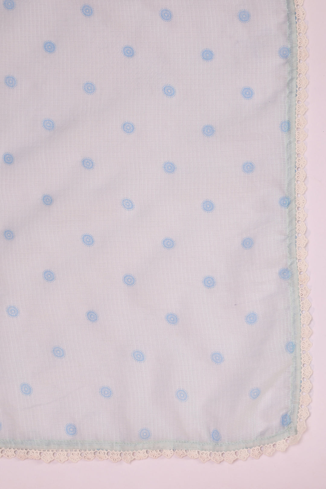 Sky Blue Embroidered Designer Kurta Pant With Dupatta Set