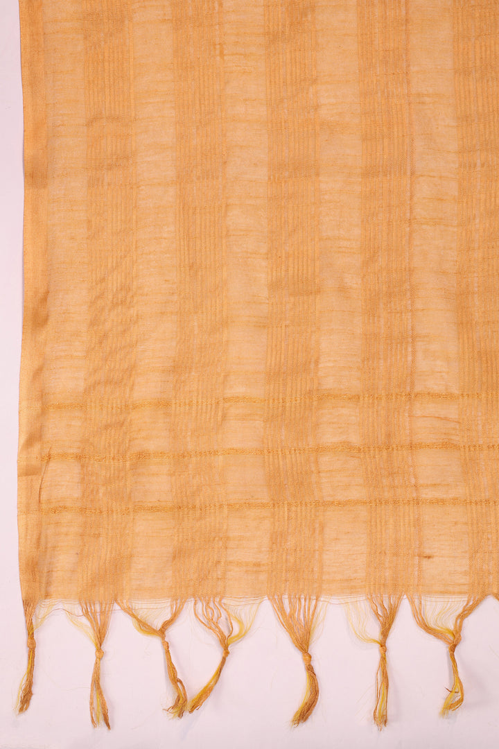 Mustard Silk Embroidered Designer Kurta Pant With Dupatta Set