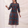 Multicolor Cotton Printed Straight Kurta