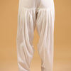 White Pure Cotton Salwar