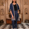 Long Denim Dark Blue Shrug or Jacket