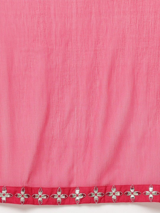 Red Embroidered Designer Kurta Pant with Dupatta Set