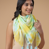 Multicolor Cotton Hand Tie & Dye Detailed Scarf